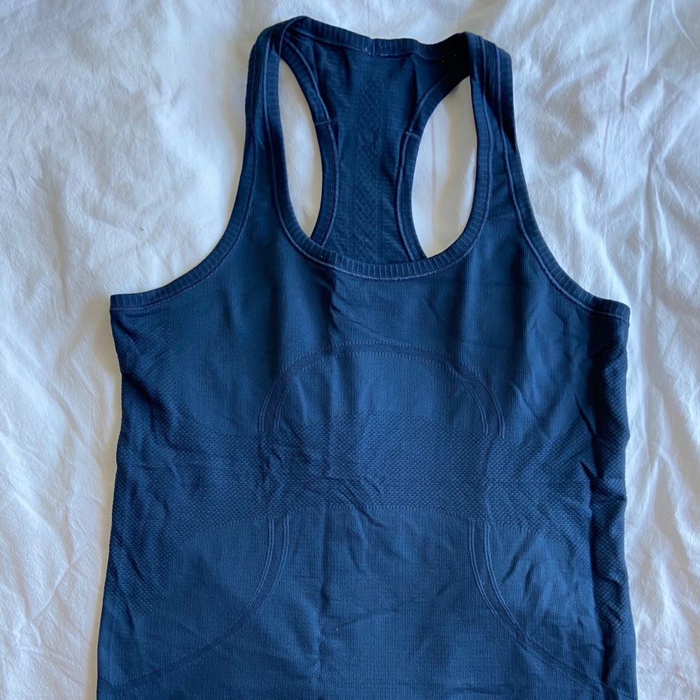 Navy Swiftly Racerback
